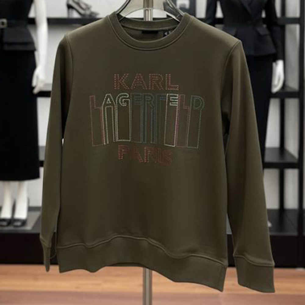 Karl Lagerfeld Green Premium Quality Sweatshirt-2