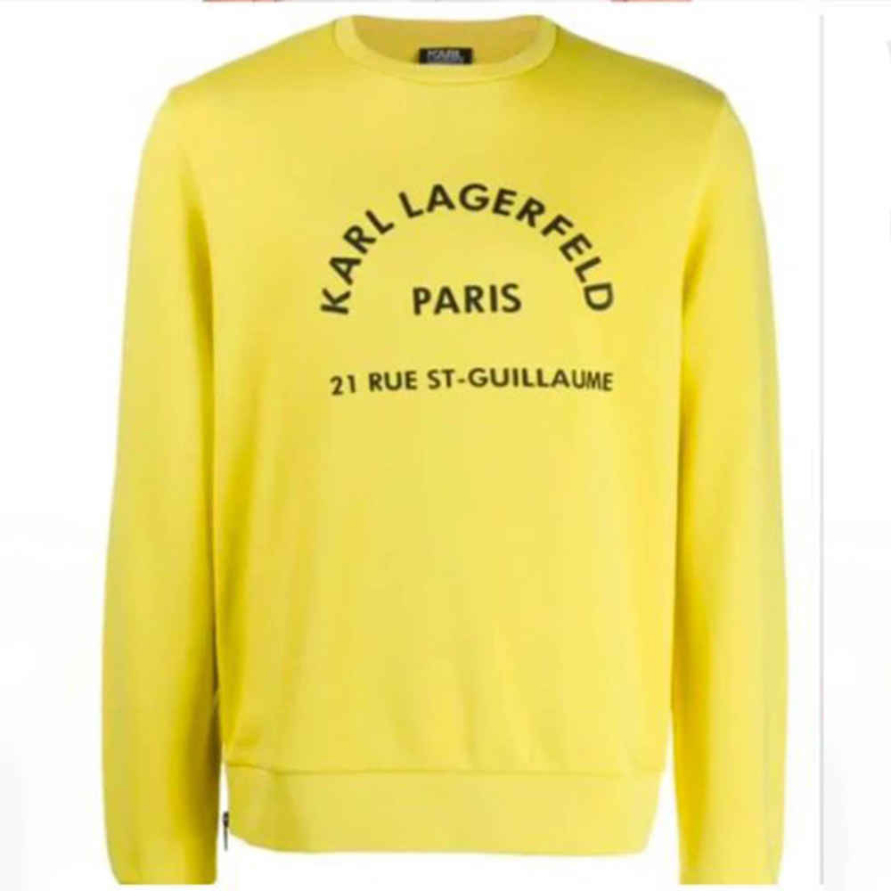 Karl Lagerfeld Yellow Premium Quality Sweatshirt-thumb-0