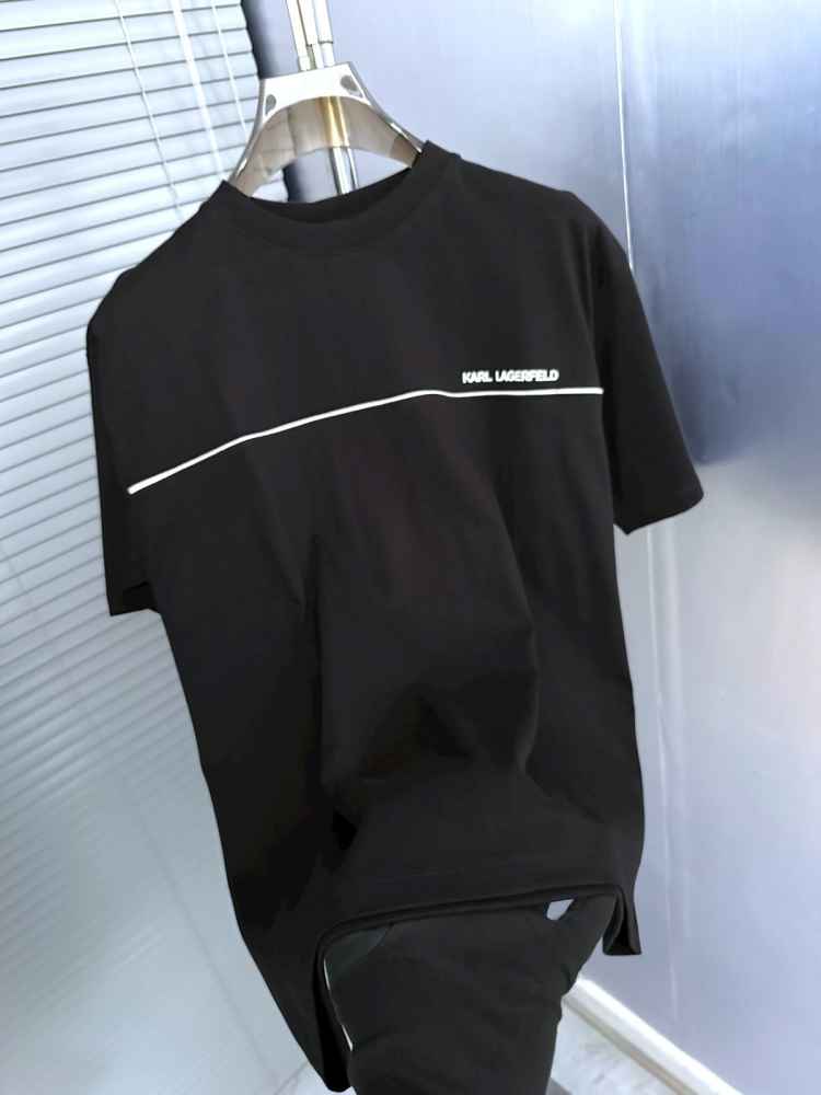 Karl Lagerfeld Black Premium Quality T-shirt-3