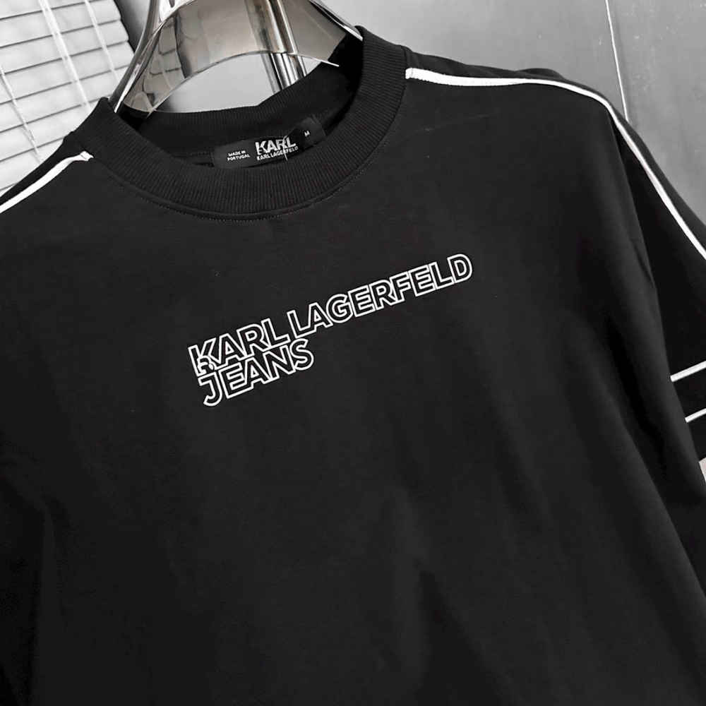 Karl Lagerfeld Black Premium Quality T-shirt-4
