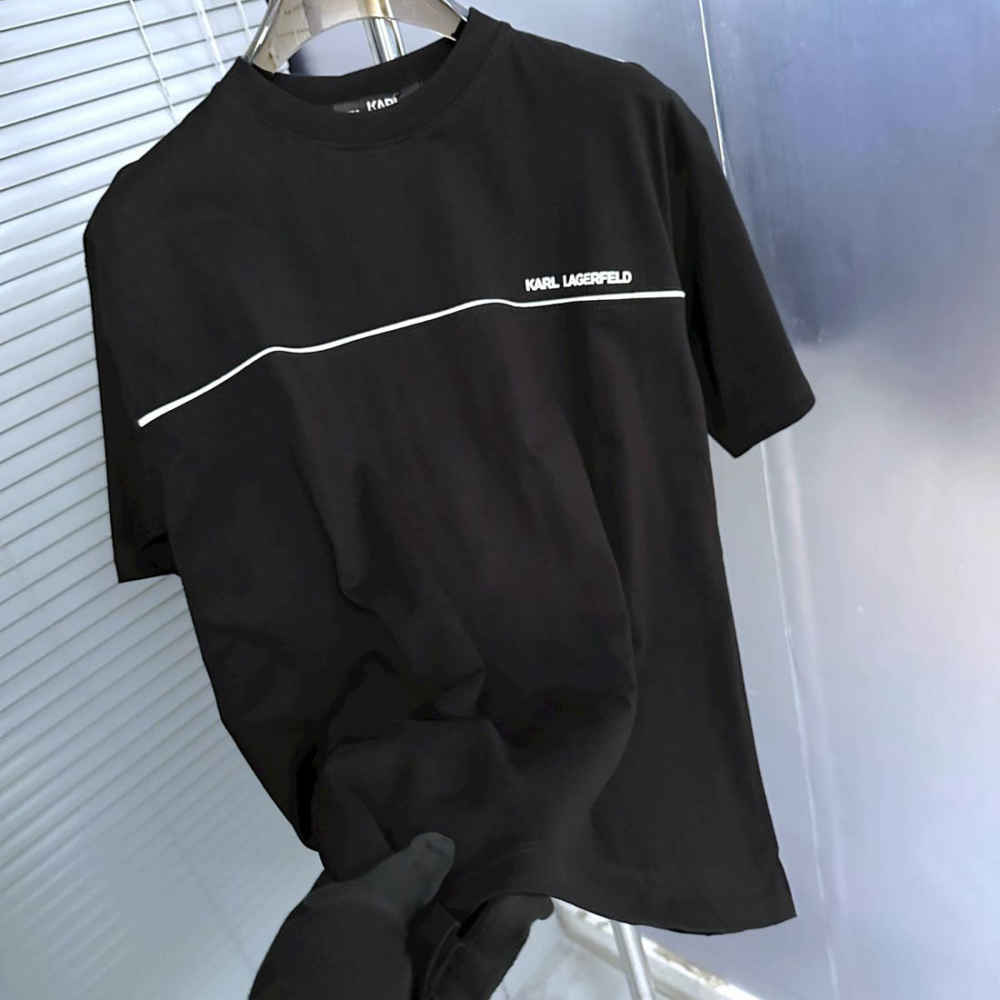 Karl Lagerfeld Black Premium Quality T-shirt-3
