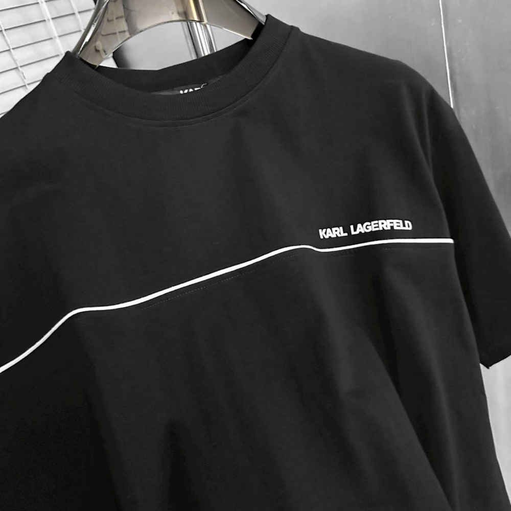 Karl Lagerfeld Black Premium Quality T-shirt-4