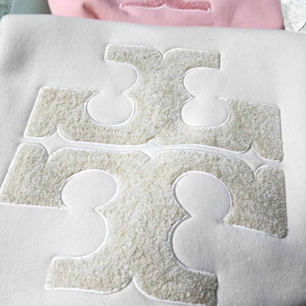 Tory Burch White Embroidered Women Sweatshirt-1