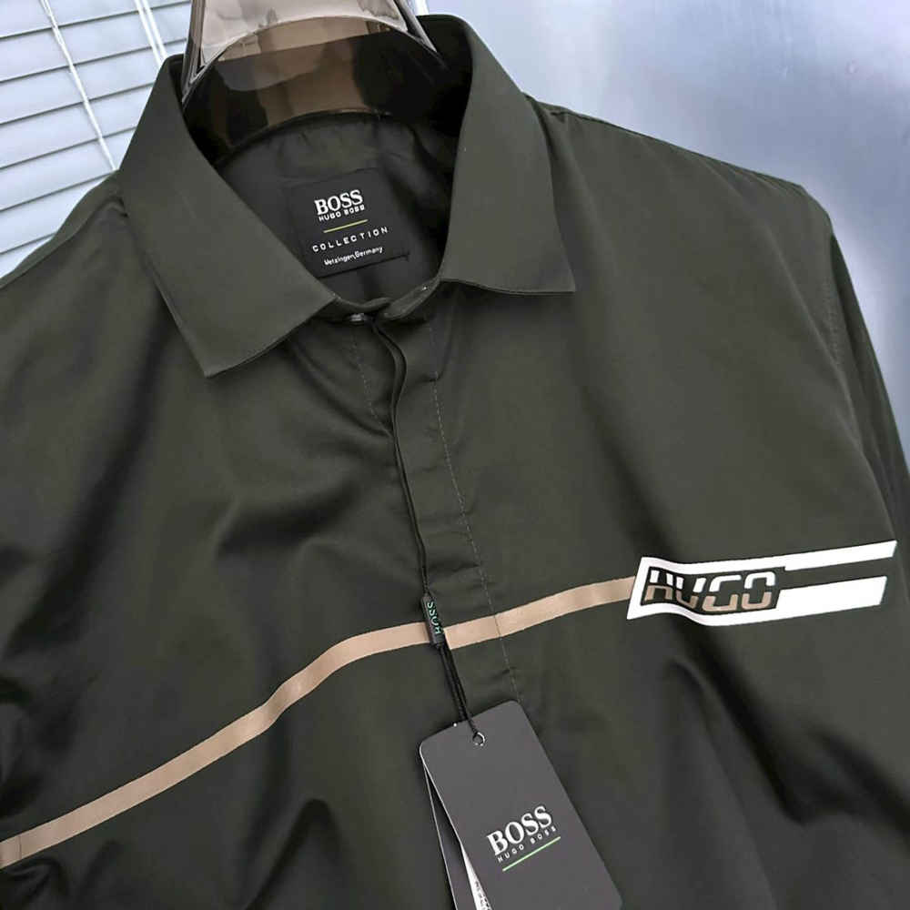 Hugo Boss Green Premium Quality Shirt-2