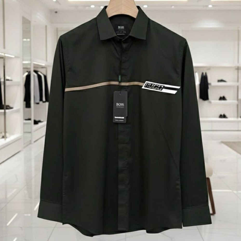 Hugo Boss Green Premium Quality Shirt-3