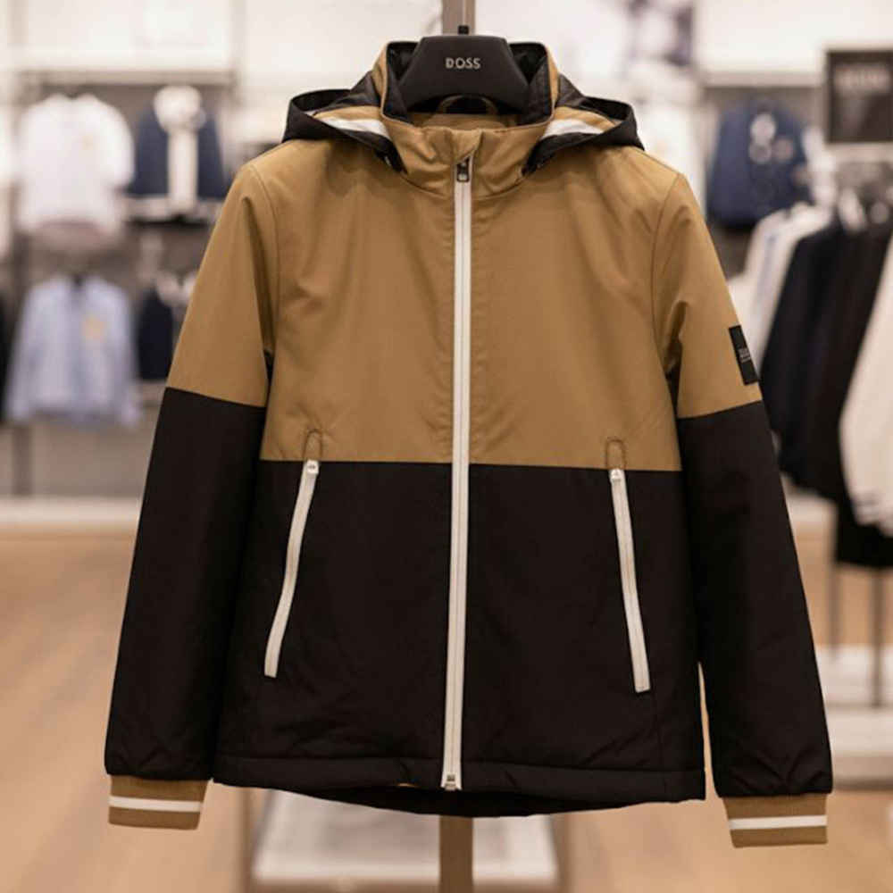 Boss Brown & Black High End Quality Kid's Jacket-2
