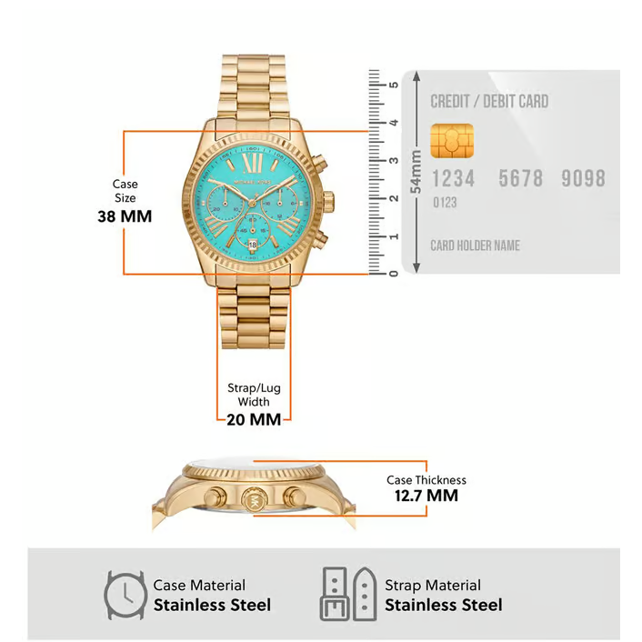 Michael Kors Lexington Watch for Women MK7216-thumb-3