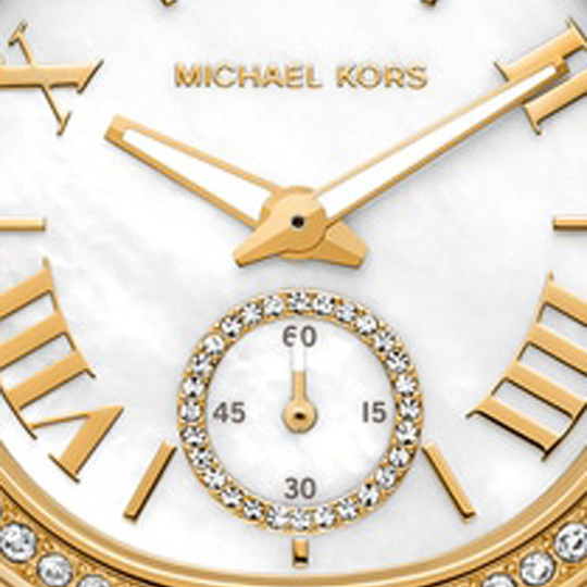 Michael Kors Women Mother Of Pearl Dial & Stainless Steel Watch MK4805 - Watches for Women-3