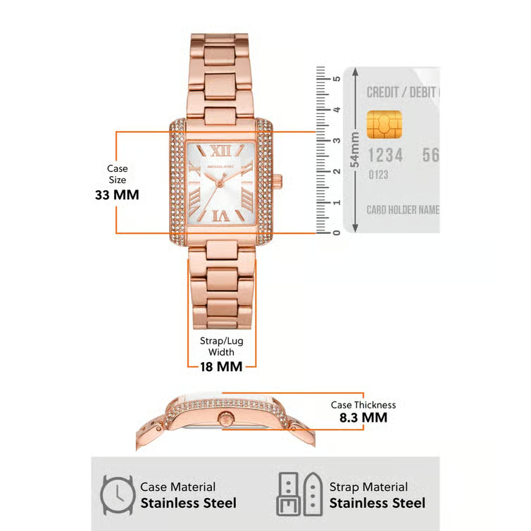 Michael Kors Emery Analog Watch for Women MK4641-3