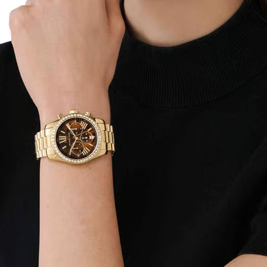 Michael Kors Lexington Chronograph Watch for Women MK7276-thumb-4