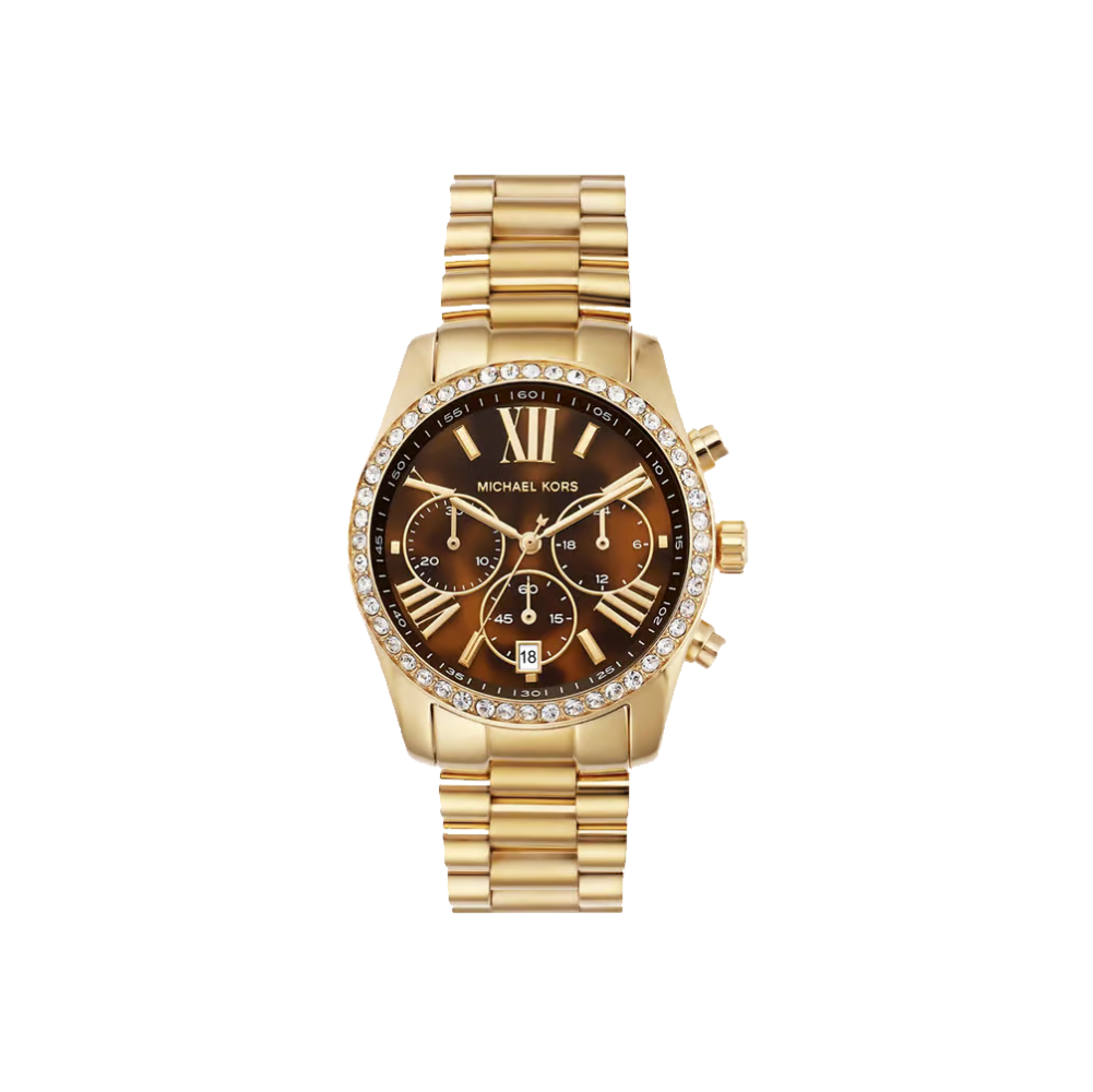 Michael Kors Lexington Chronograph Watch for Women MK7276-thumb-0