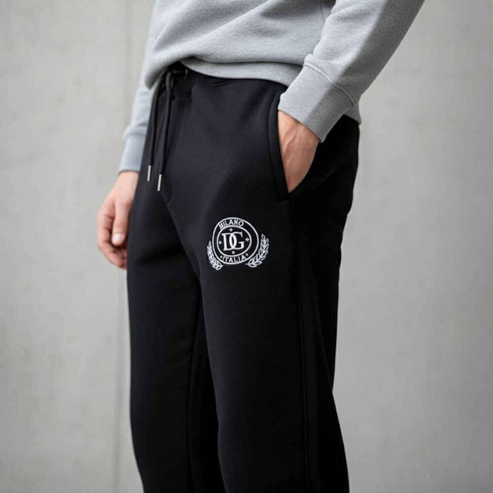 Dolce & Gabbana Black Premium Quality Warm Track Pant-thumb-0