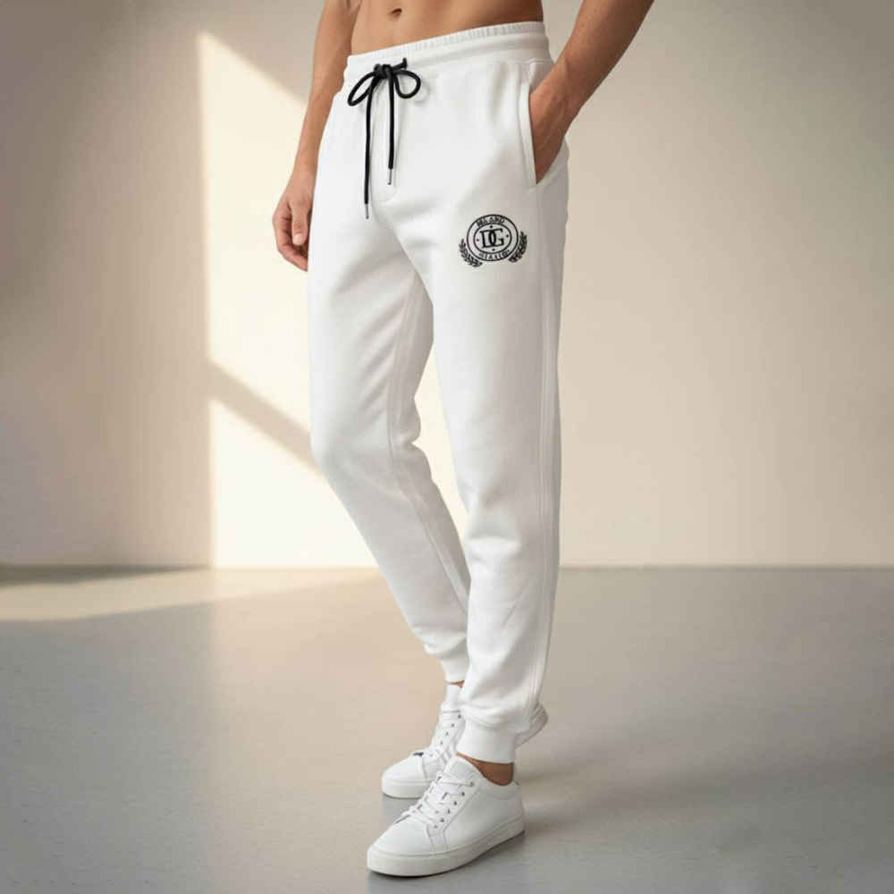 Dolce & Gabbana White Premium Quality Warm Track Pant-thumb-0