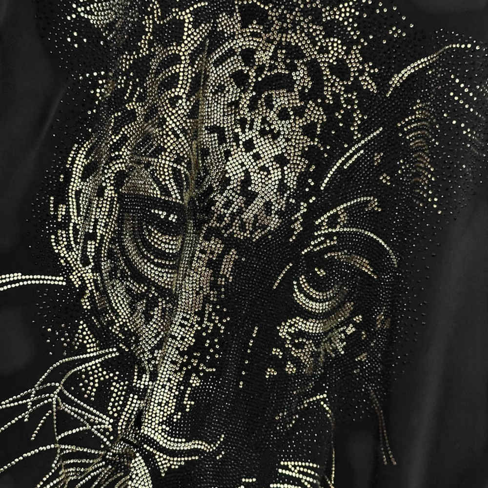 Gucci Leopard Print Black Premium Quality Cotton Shirt-2