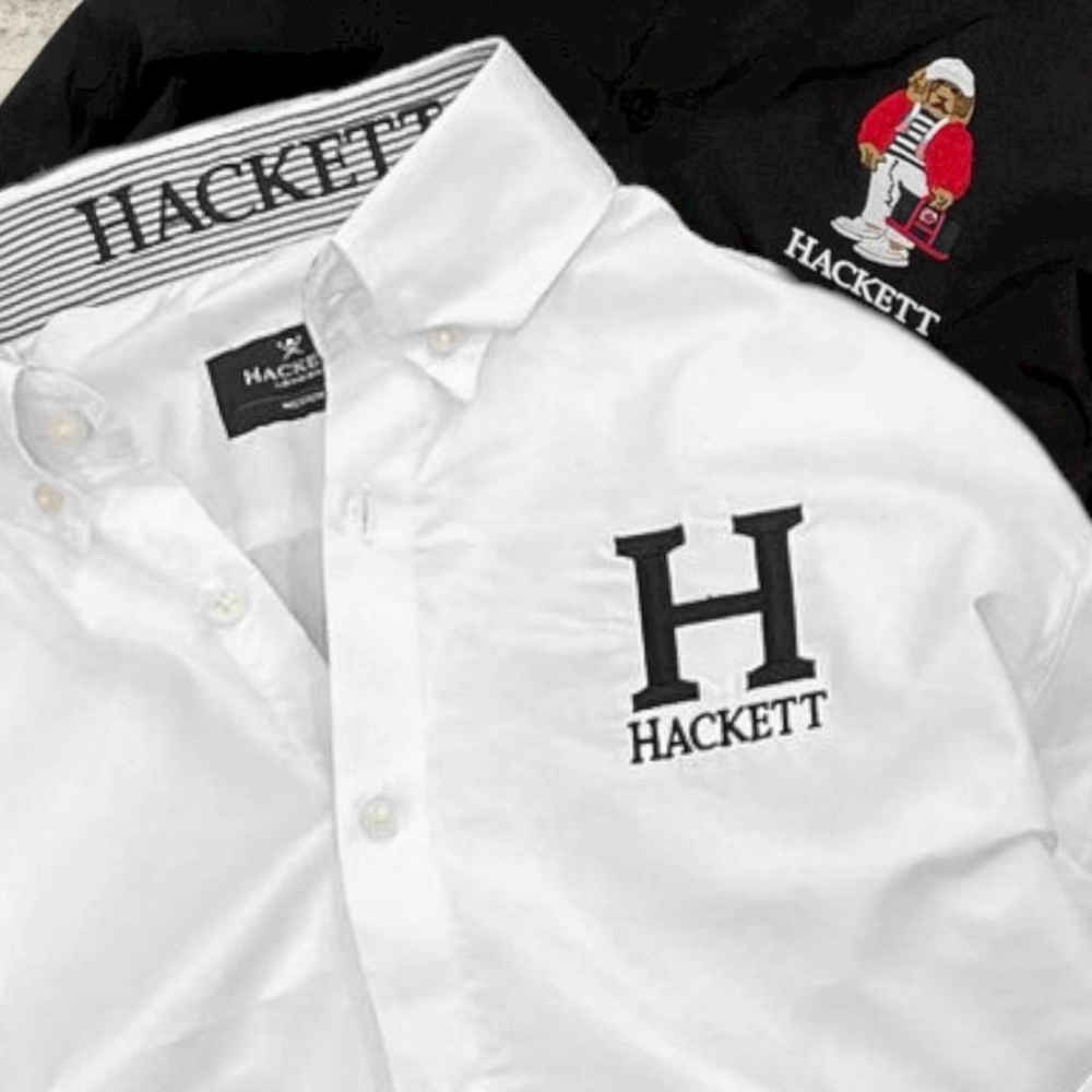 Hackett White Premium Quality Shirt-thumb-1
