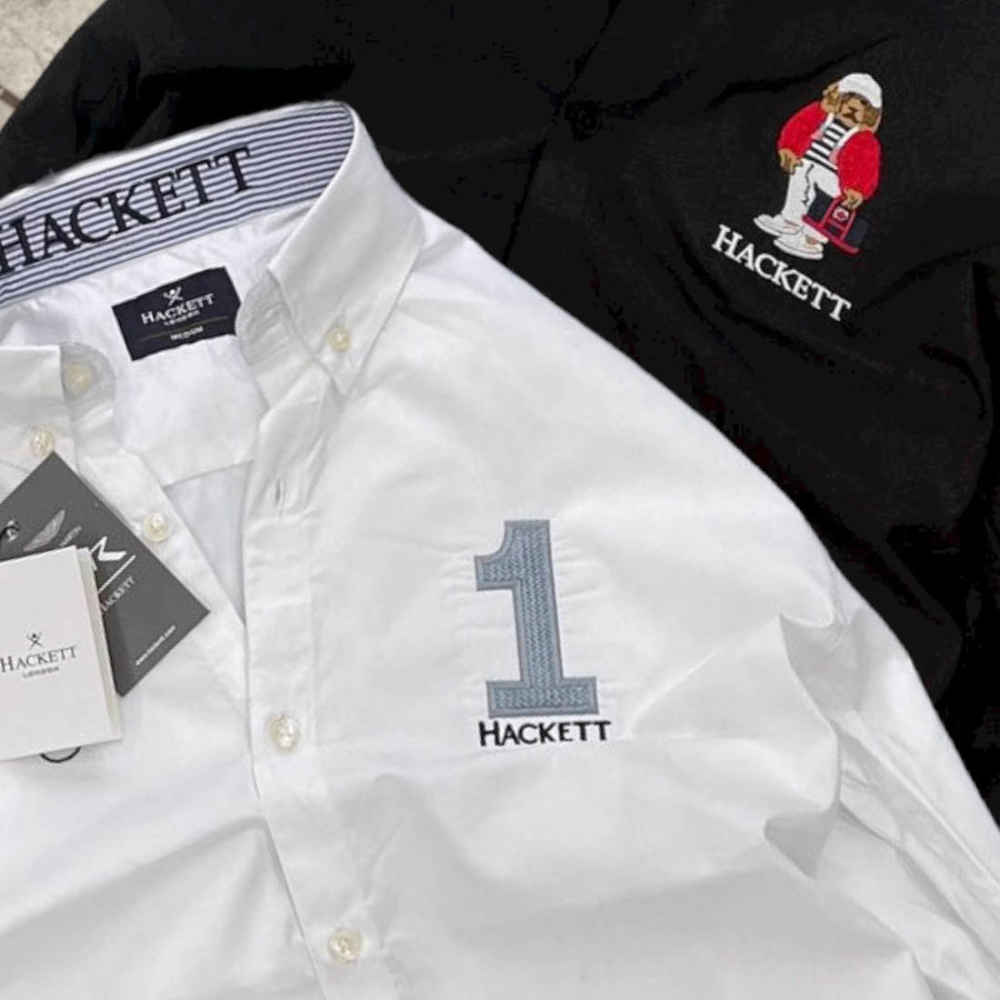 Hackett White Premium Quality Shirt-thumb-2