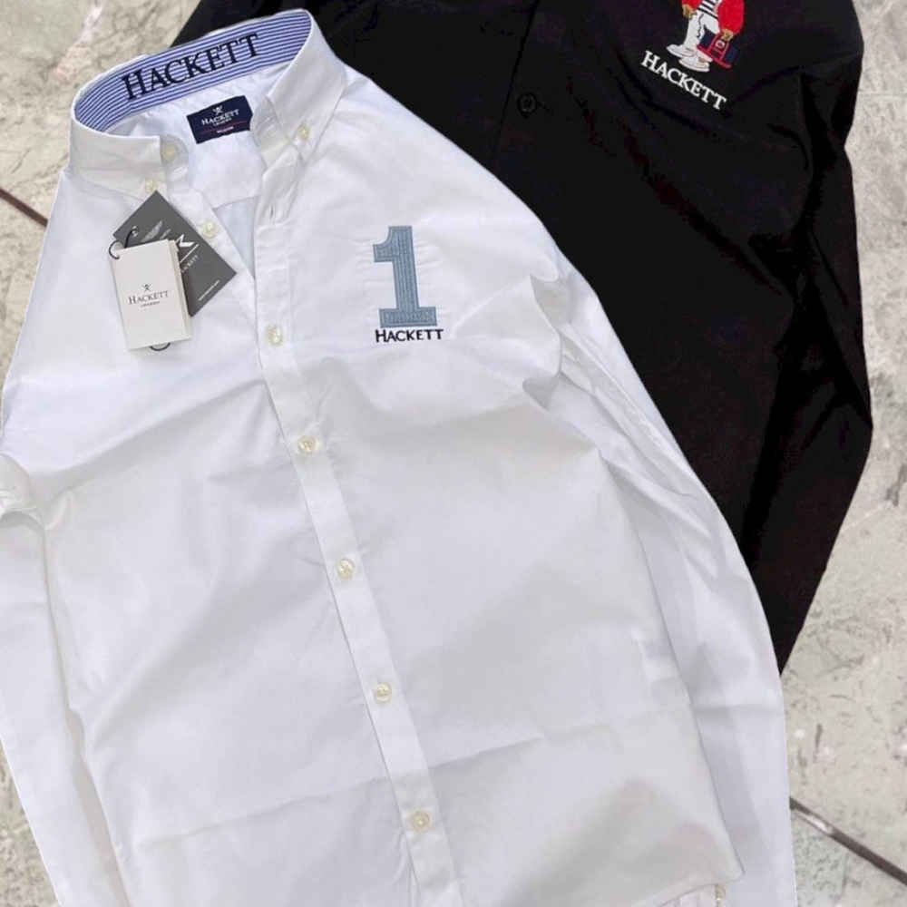 Hackett White Premium Quality Shirt-thumb-1