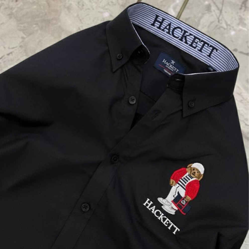 Hackett Black Premium Quality Shirt-1