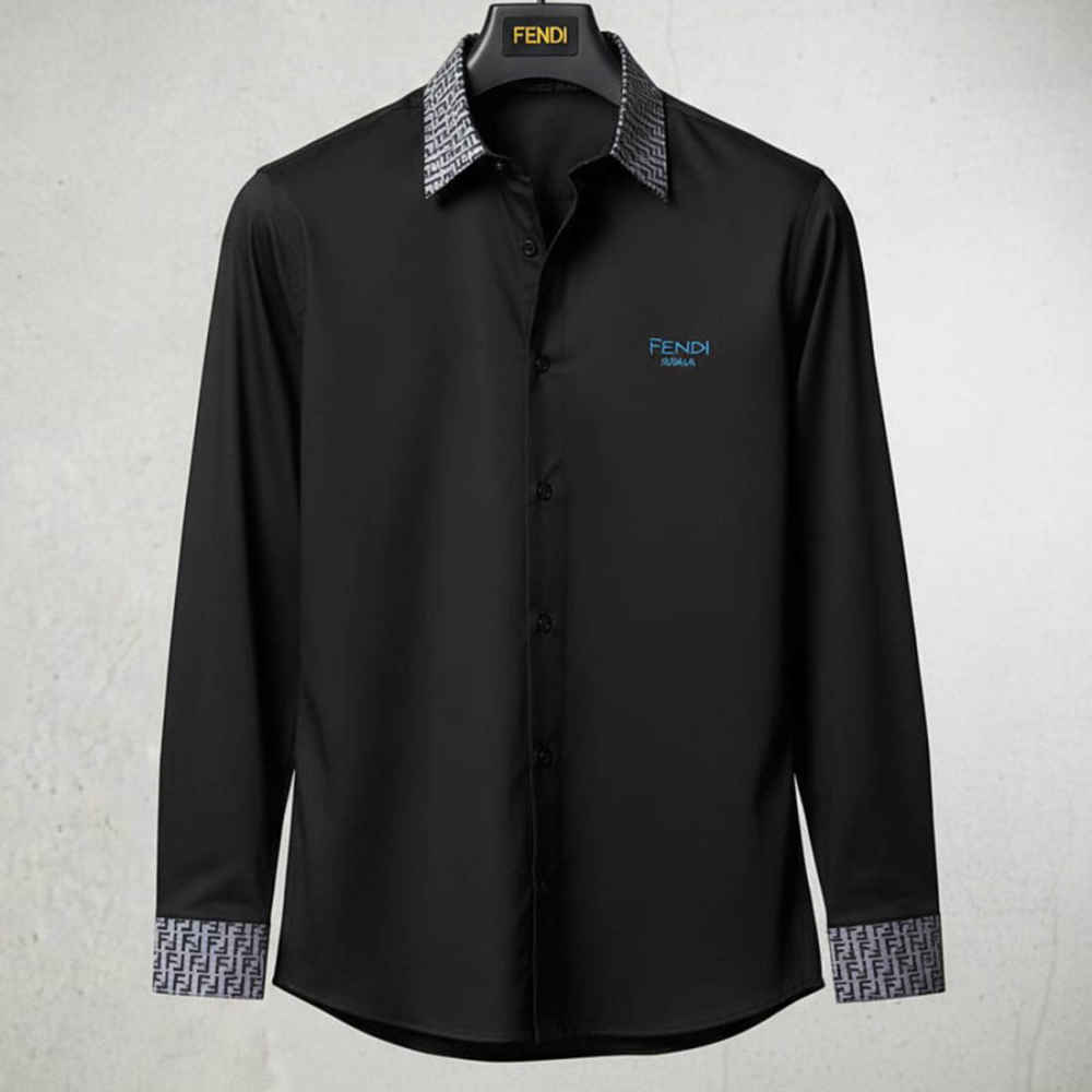 Fendi Black Premium Quality Shirt-thumb-1