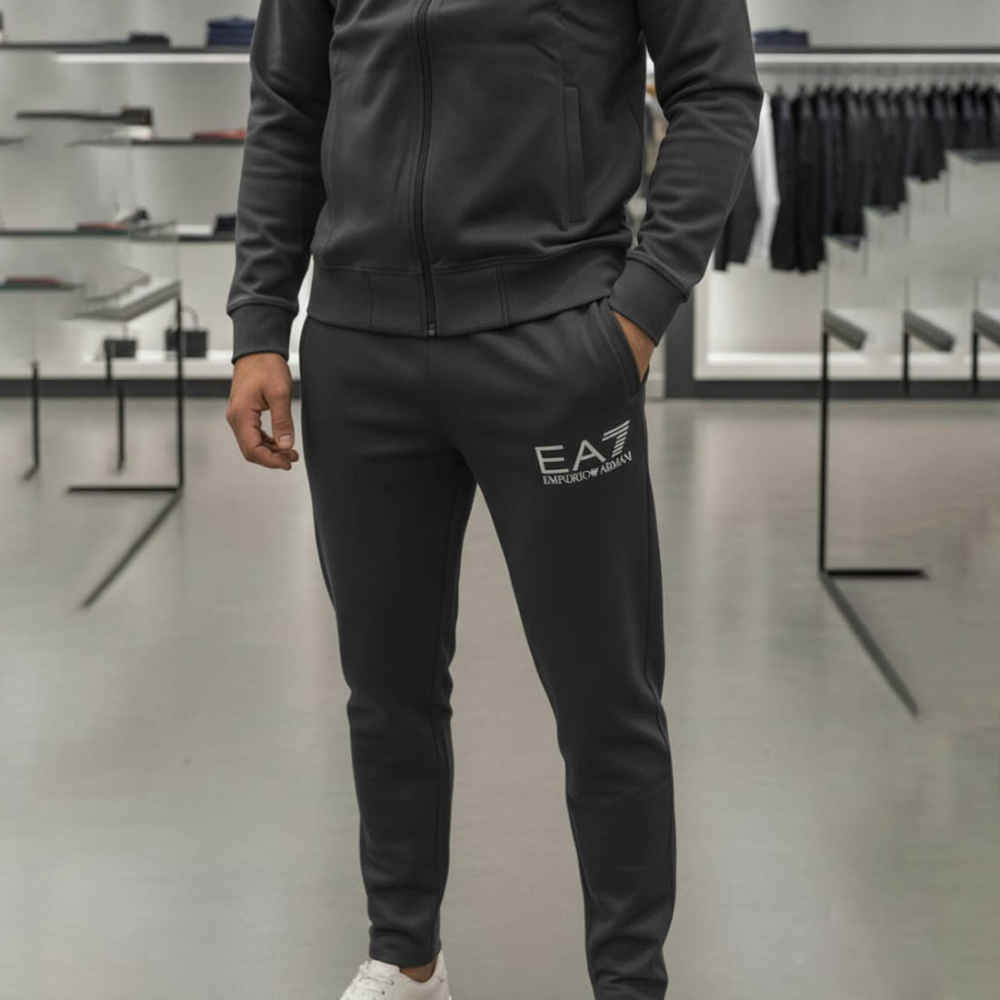 Emporio Armani EA7 Black Premium Tracksuit-thumb-2