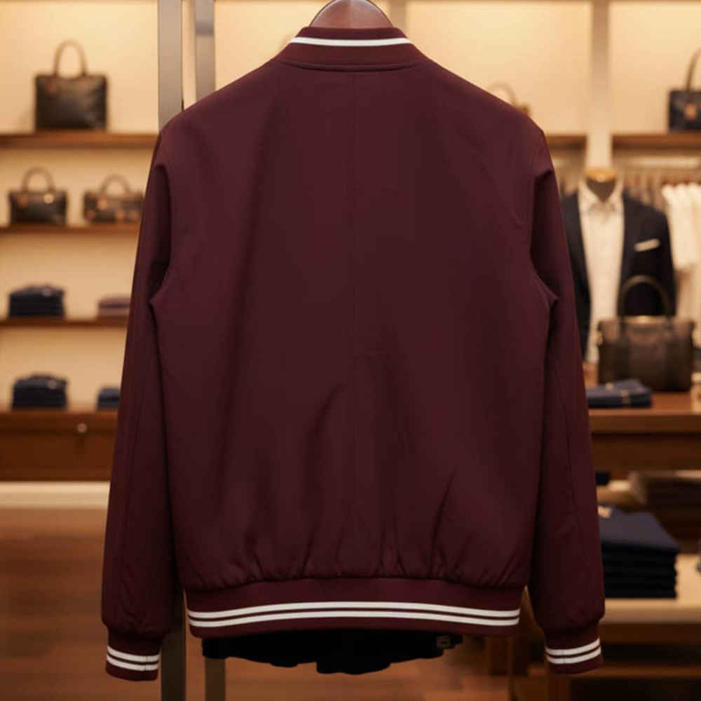 Ralph Lauren Wine Premium Quality Cotton Blend Jacket-3