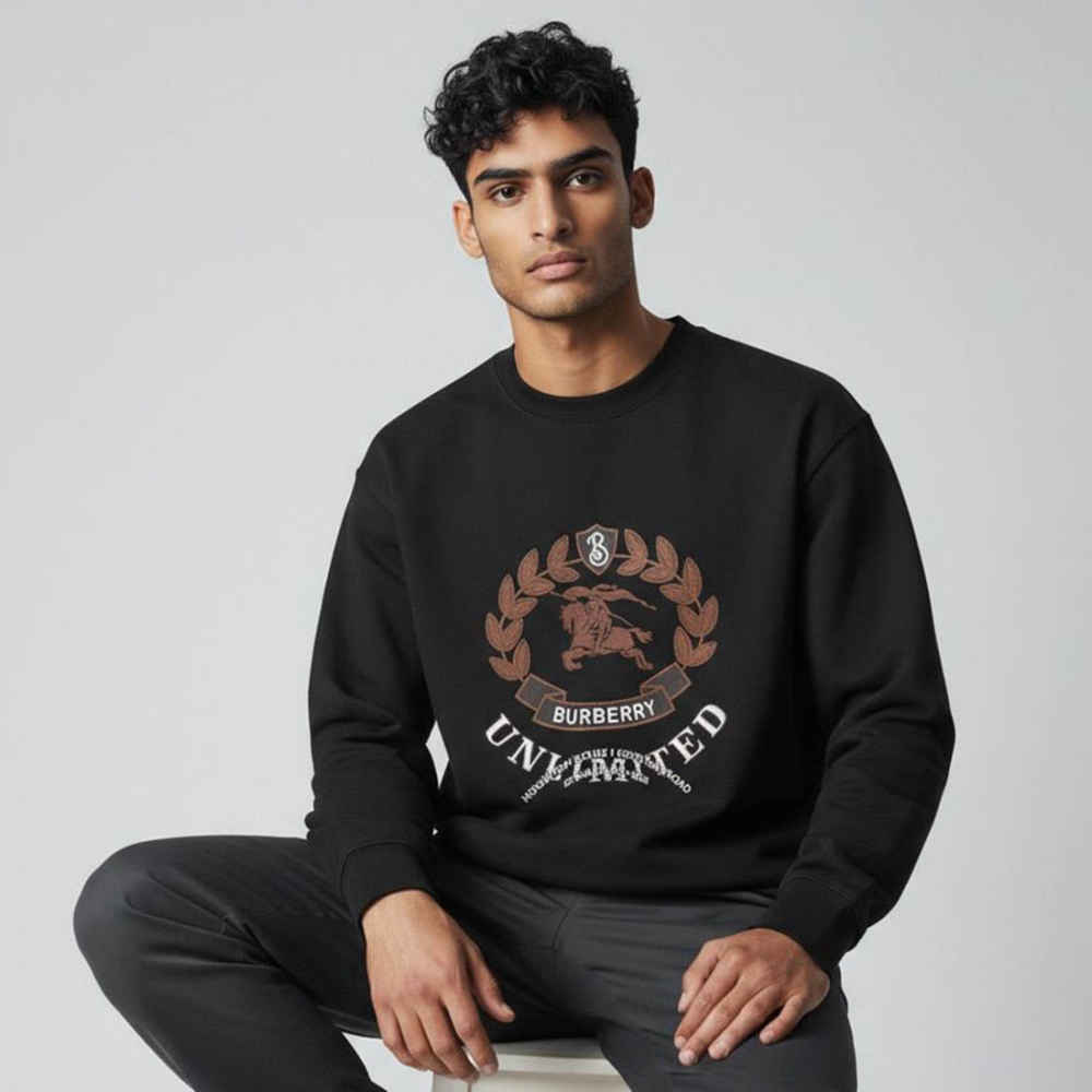 Burberry Black Premium Quality Sweatshirt-thumb-0