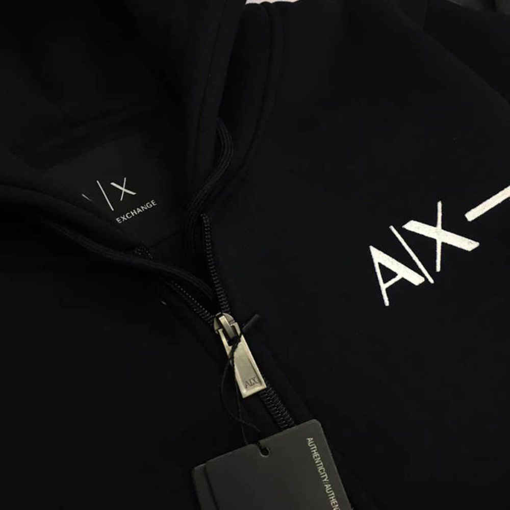 Armani Exchange Blue Premium Quality Hoodie-thumb-1
