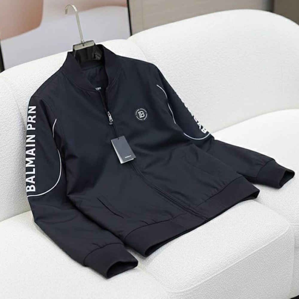 Balmain Blue Premium Quality Jacket-thumb-3