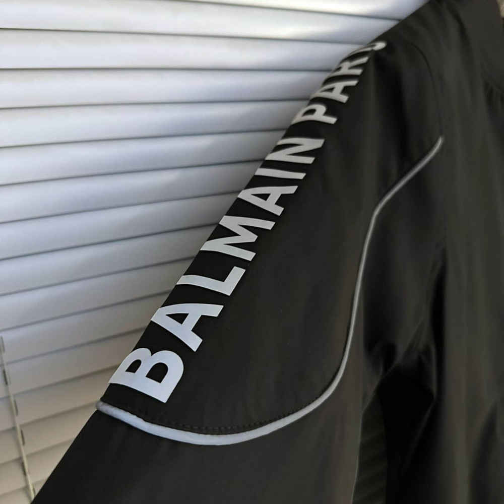 Balmain Black Premium Quality Jacket-thumb-5