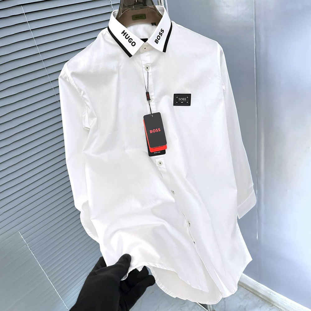 Hugo Boss White Premium Quality Shirt-1
