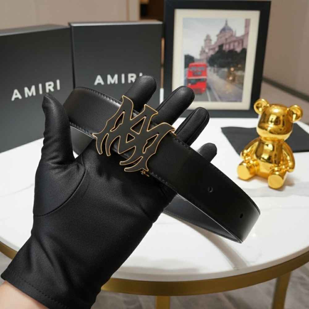 Amiri Golden Premium Quality Belt-thumb-2