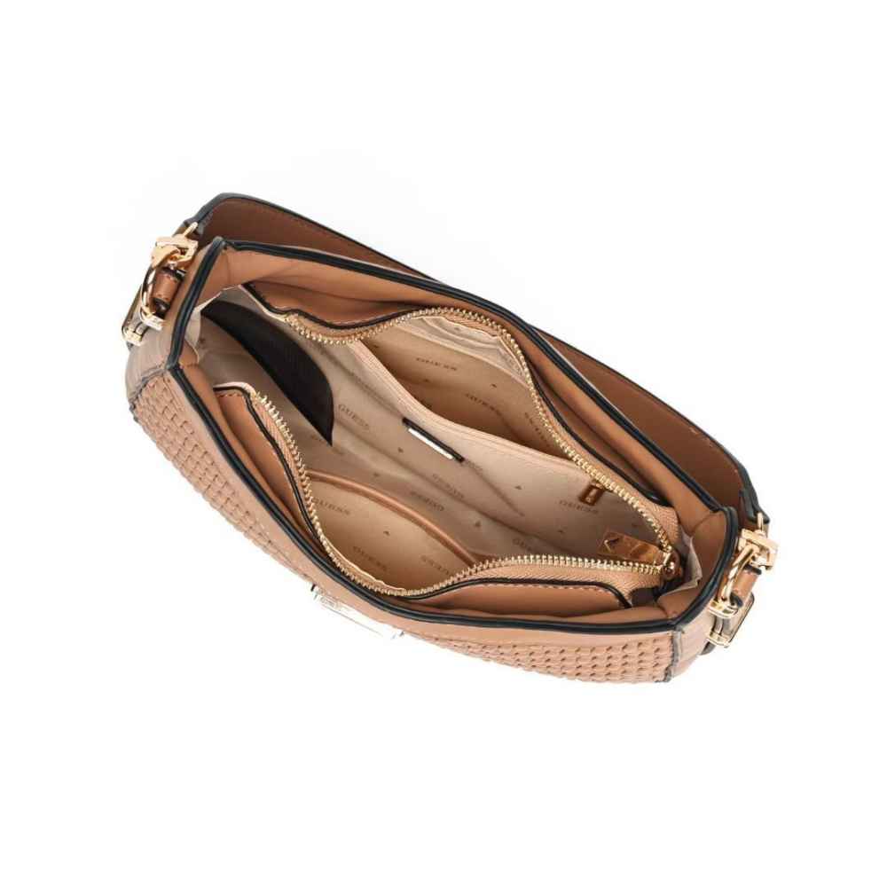 Guess Noelle Brown Shoulder Bag-1