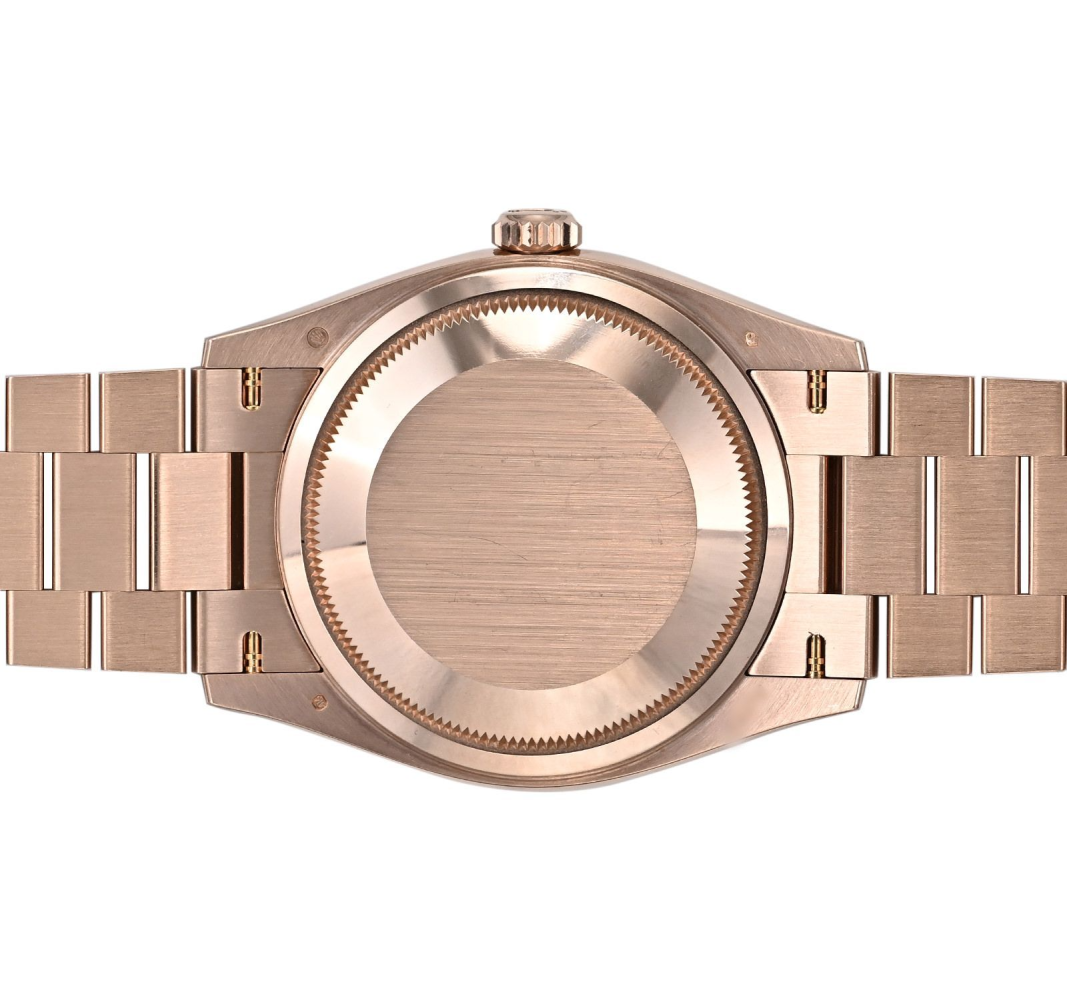 Rolex Day-Date Rose Gold, 36 mm 128235-BLUGRN10BR-thumb-1