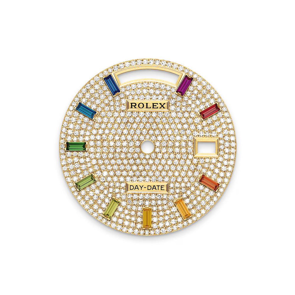 Rolex Day-Date 36  Oyster, 36 mm, yellow gold and diamonds  Reference 128348RBR-3
