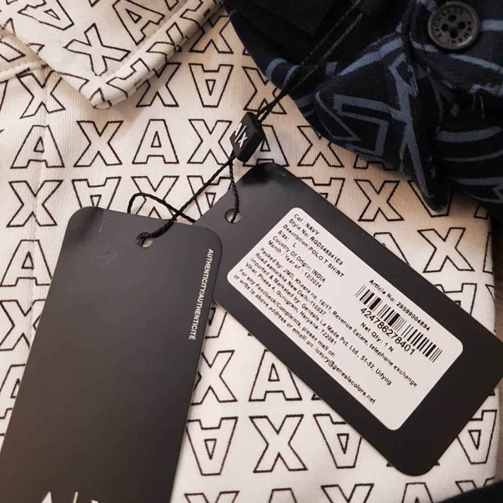 Armani Exchange White Premium Quality Polo Shirt-2