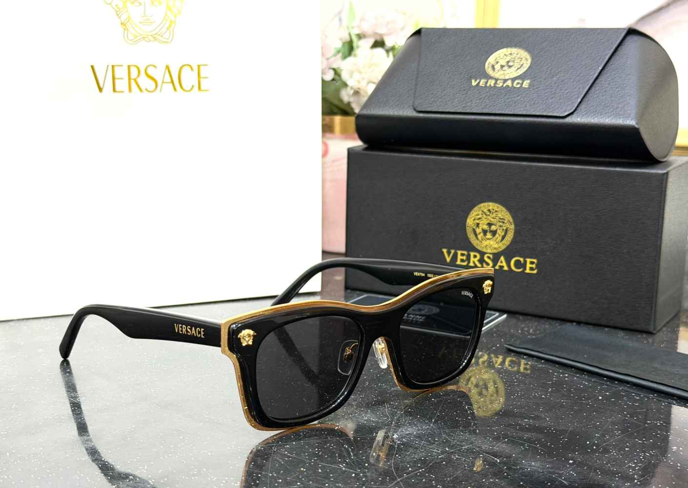 Versace Black Premium Sunglasses-thumb-3