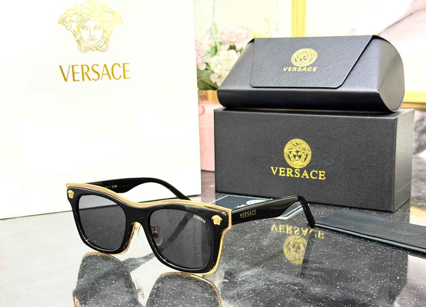 Versace Black Premium Sunglasses-thumb-1