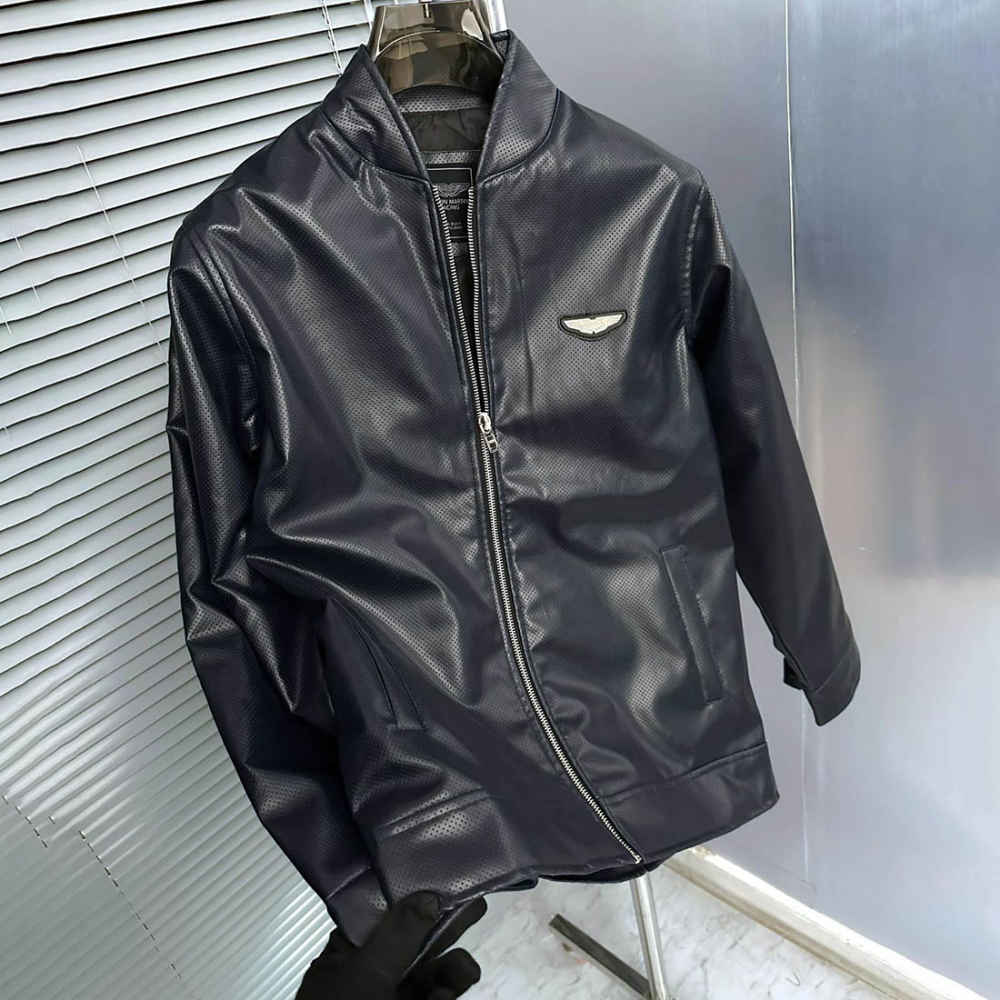 Astron Martin Embroidered logo Blue Premium Quality jacket-3