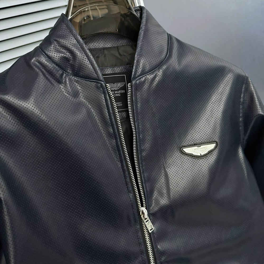 Astron Martin Embroidered logo Blue Premium Quality jacket-6
