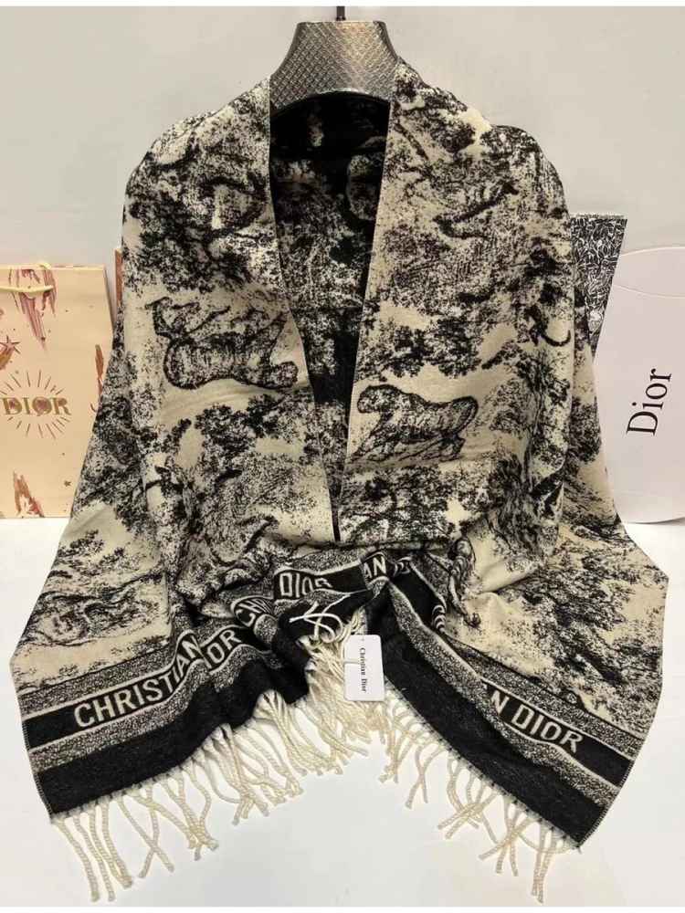 Christian Dior Black Premium Quality Ponchus-thumb-0