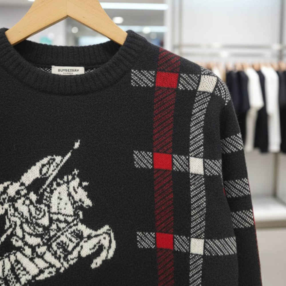 Burberry Black Authentic Quality Pullover-3