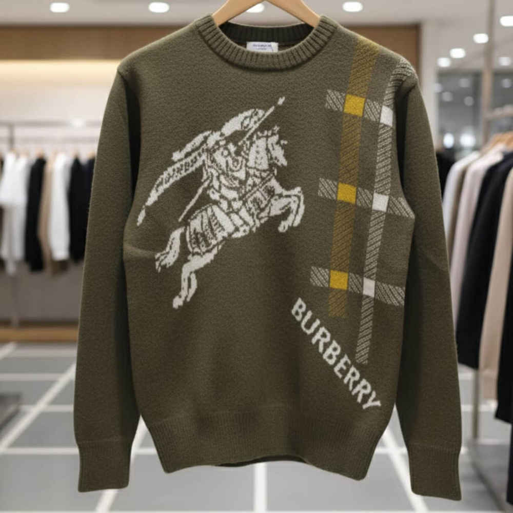 Burberry Green Authentic Quality Pullover-2