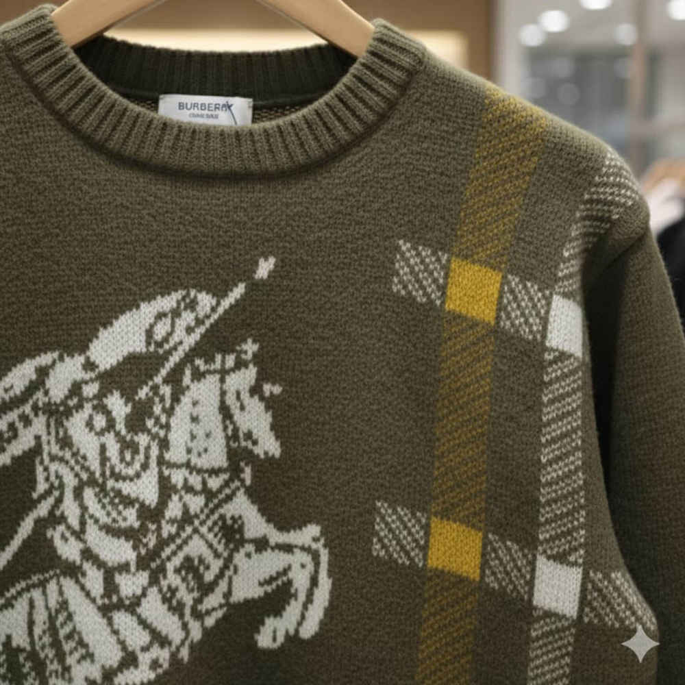 Burberry Green Authentic Quality Pullover-3