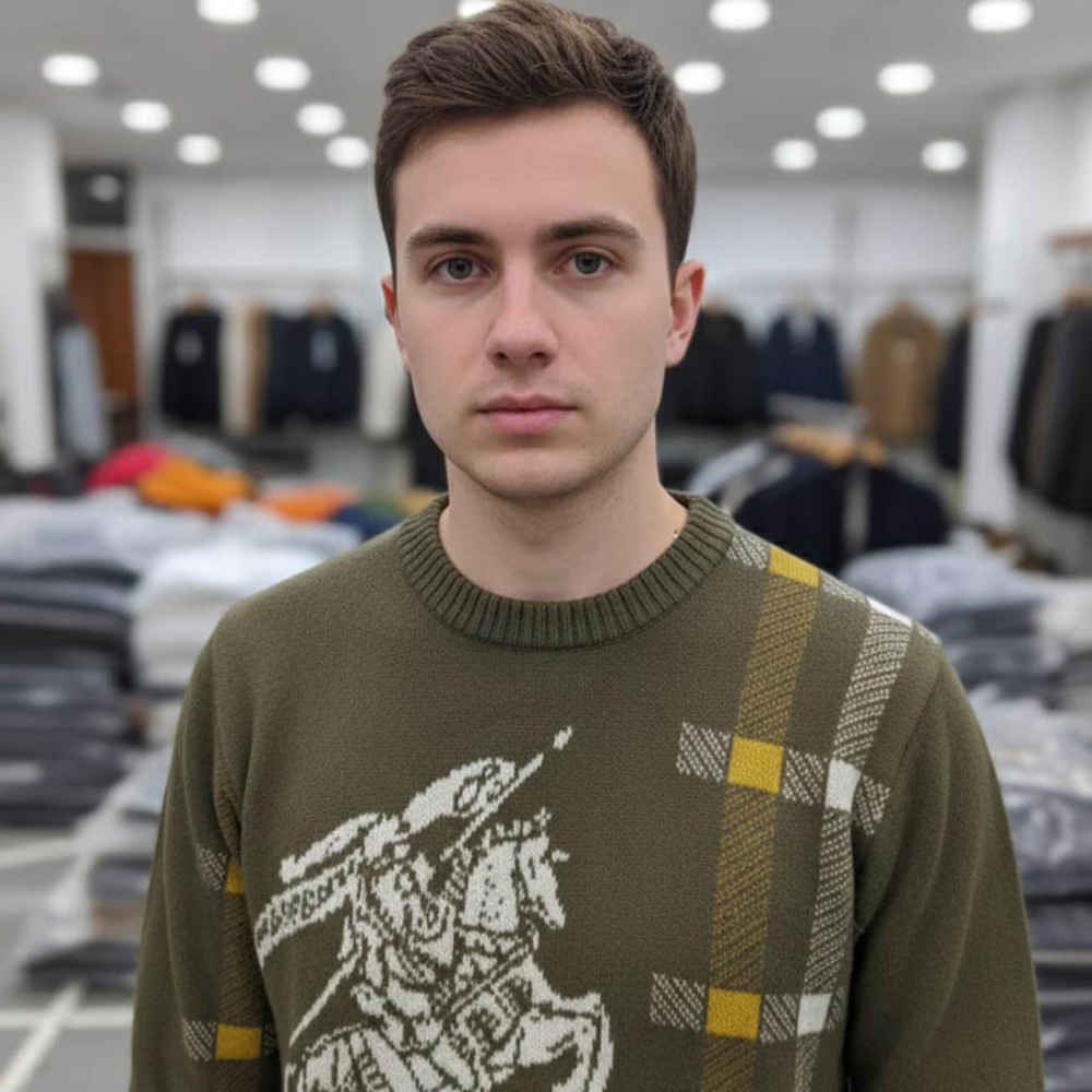 Burberry Green Authentic Quality Pullover-1