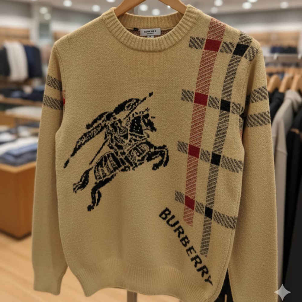 Burberry Brown Authentic Quality Pullover-3
