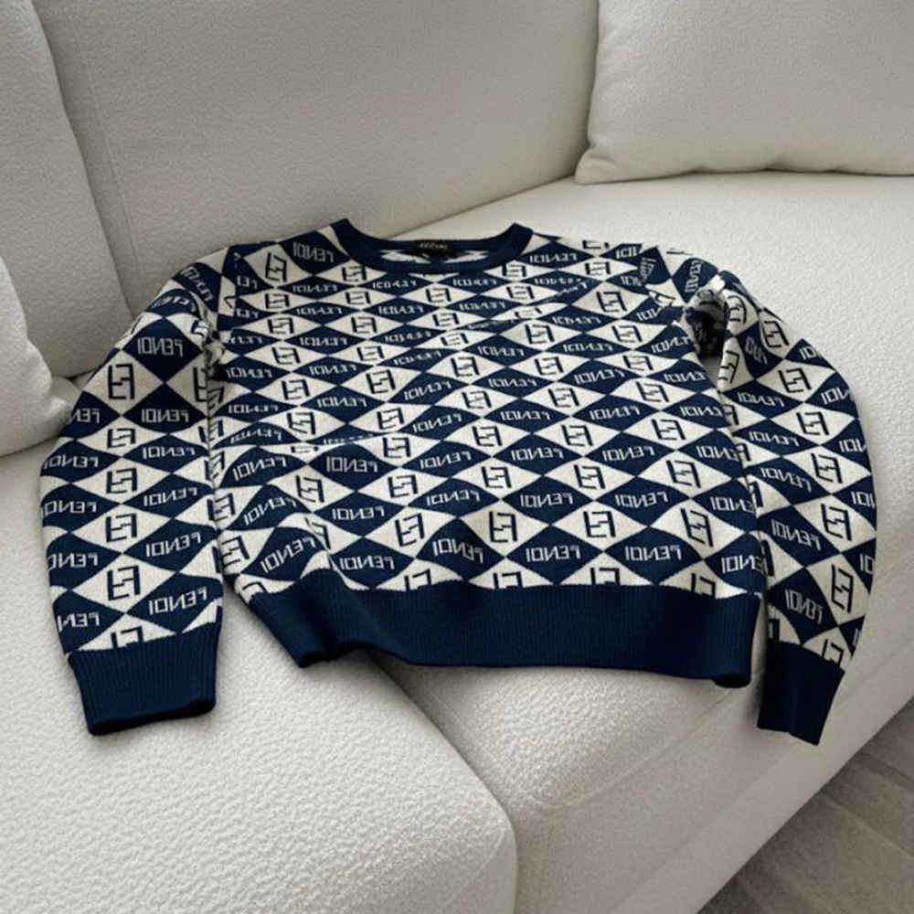 Fendi Blue Premium Quality Sweatshirt-thumb-1