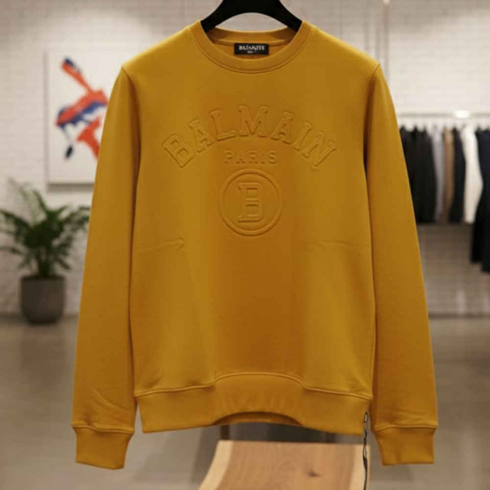 Balmain Yellow Premium Quality Sweatshirt-2