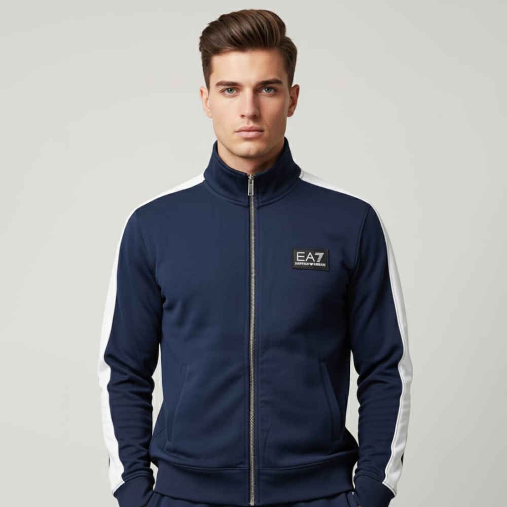 Emporio Armani EA7 Blue Premium Tracksuit-thumb-1