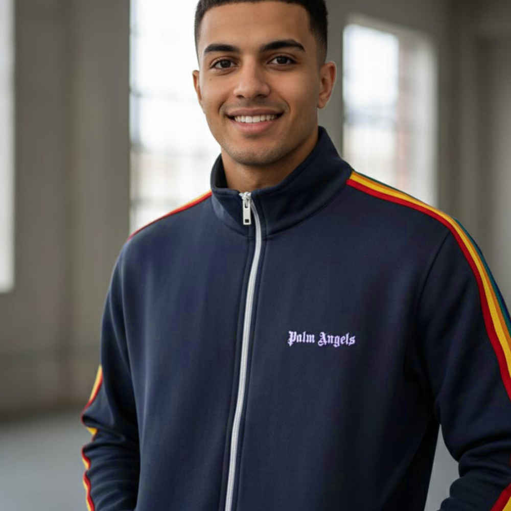 Palm Angles Blue Premium Quality Tracksuit-1