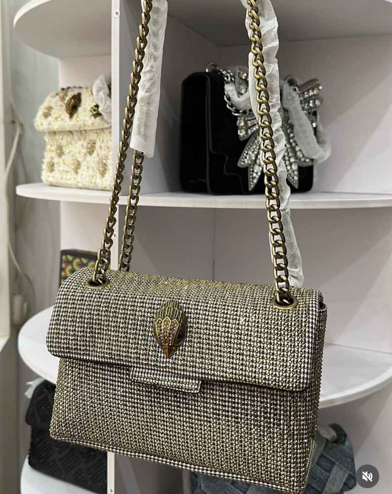 Kurt Geiger Kensington Small Studded Embellisshed Sling Bag-2